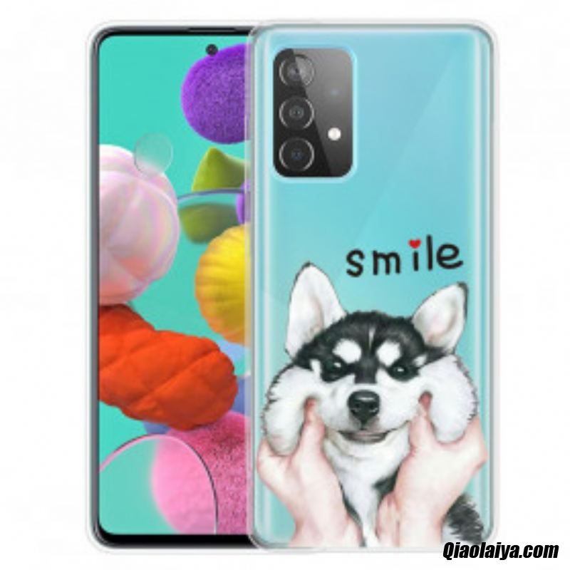Coque Samsung Galaxy A32 4g Smile Dog