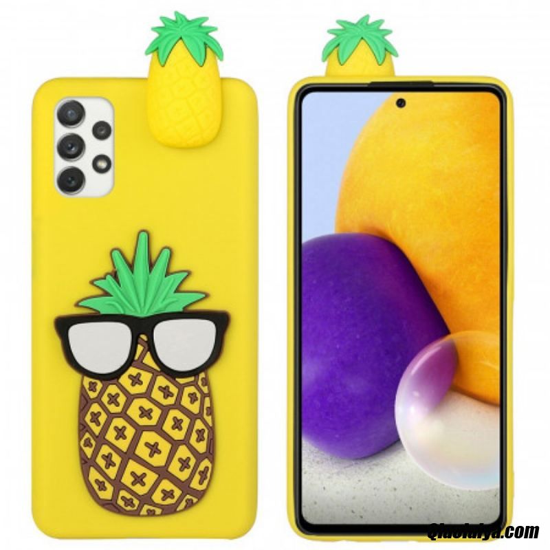 Coque Samsung Galaxy A33 5g Ananas Lunettes 3d