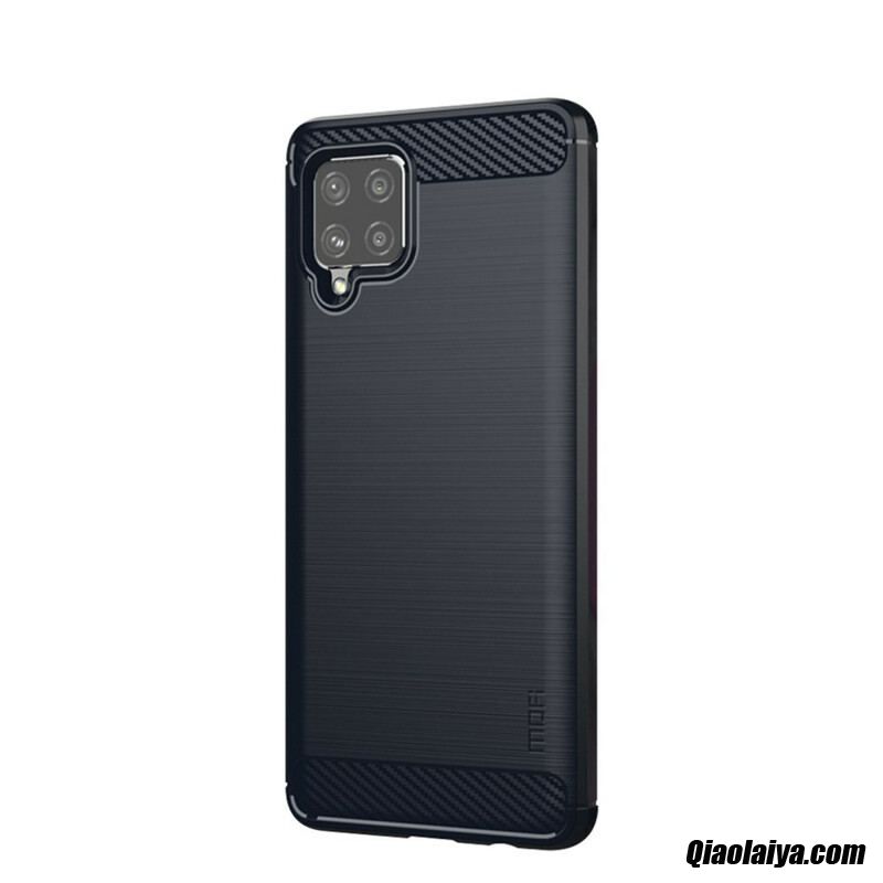 Coque Samsung Galaxy A42 5g Fibre Carbone Brossée Mofi