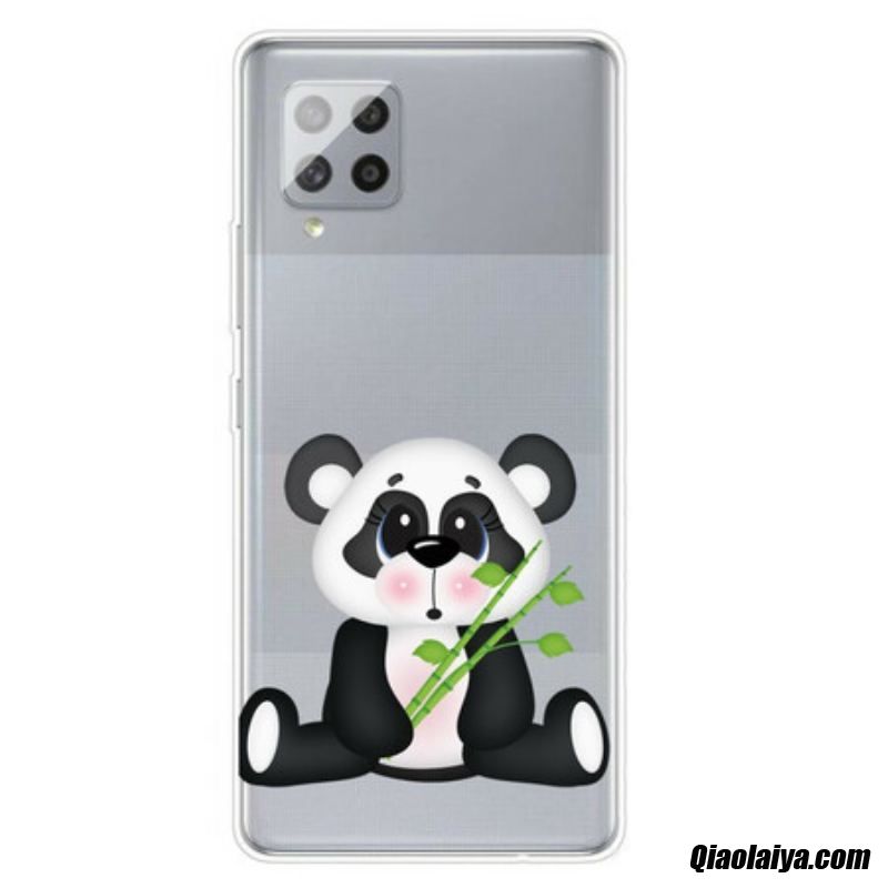 Coque Samsung Galaxy A42 5g Transparente Panda Triste