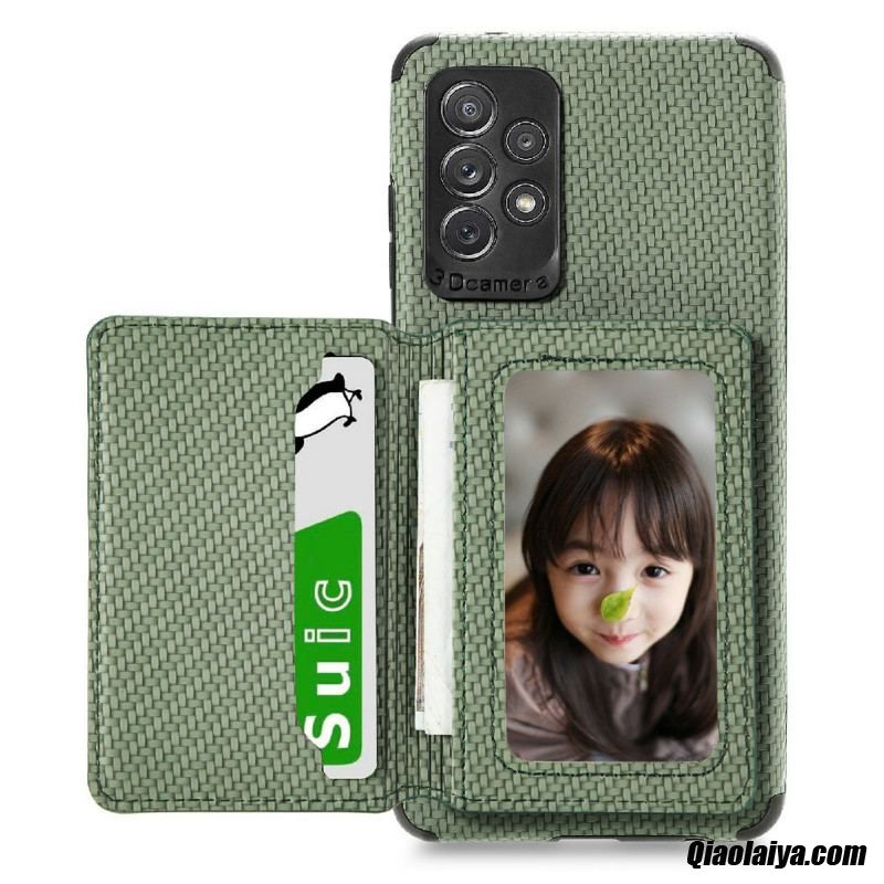 Coque Samsung Galaxy A72 4g / A72 5g Rfid Porte-cartes Support