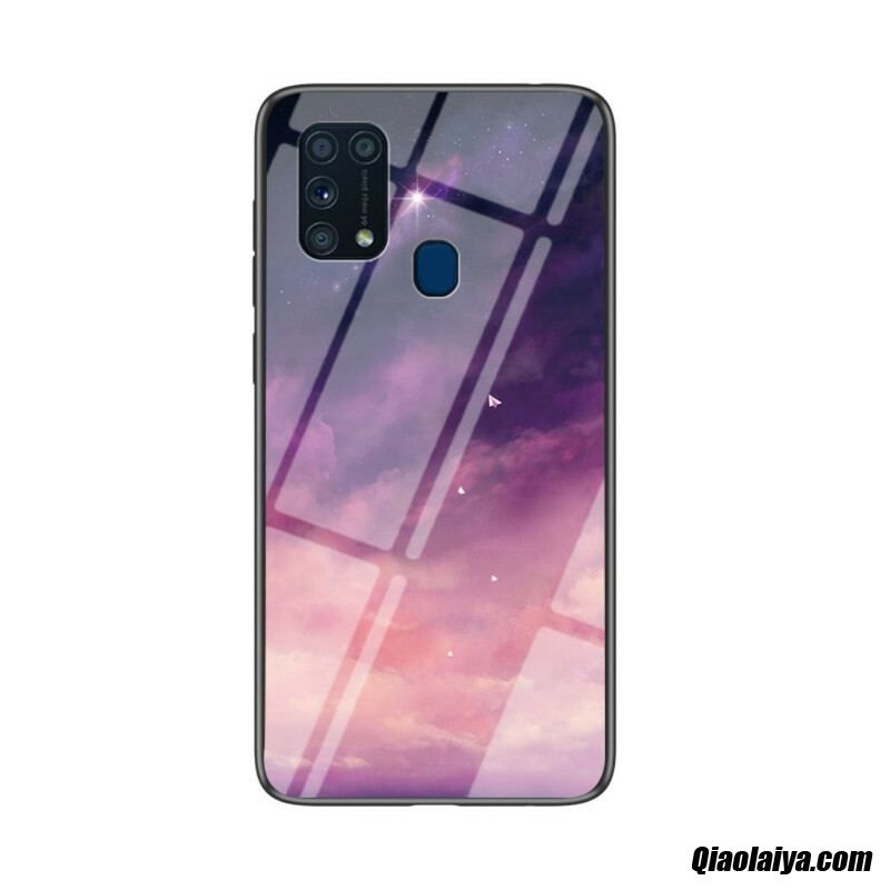 Coque Samsung Galaxy M31 Verre Trempé Beauty