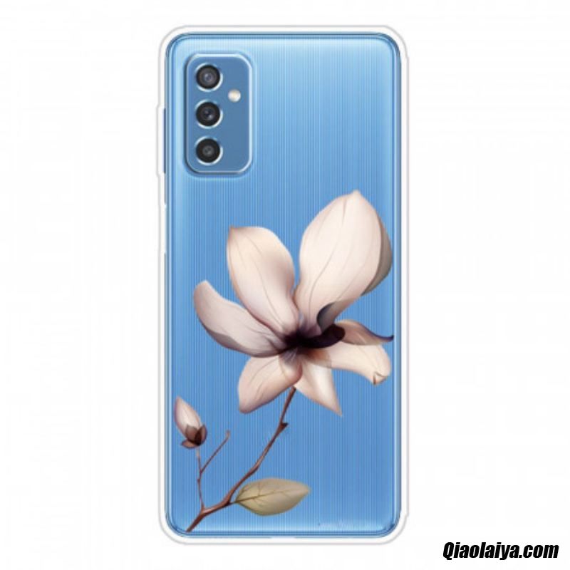 Coque Samsung Galaxy M52 5g Fleur Fragile