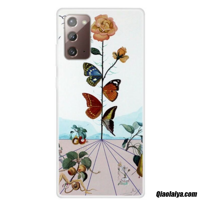 Coque Samsung Galaxy Note 20 Papillons De La Nature