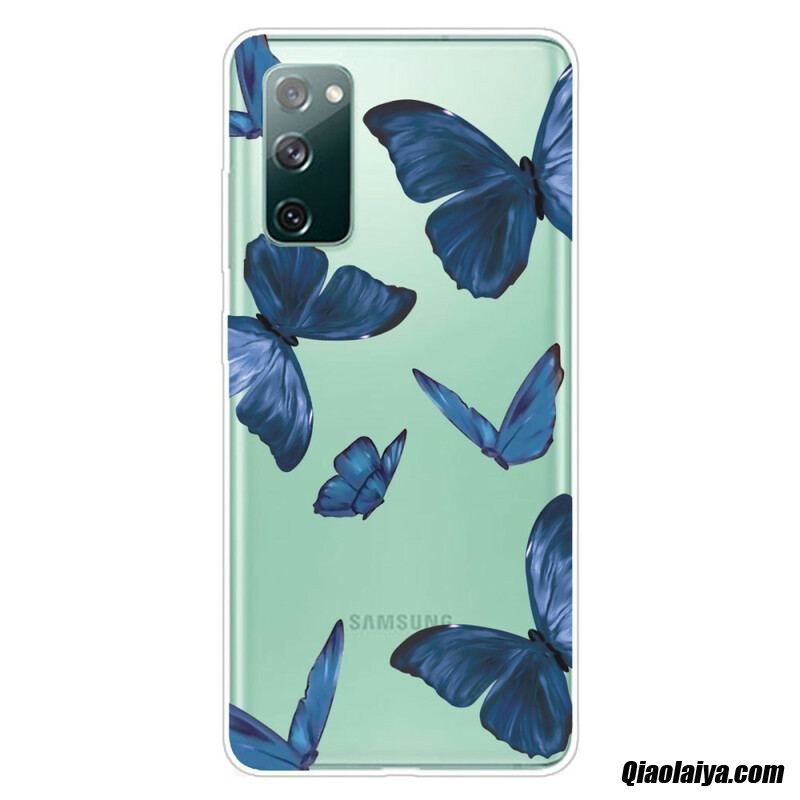 Coque Samsung Galaxy S20 Fe Papillons Sauvages