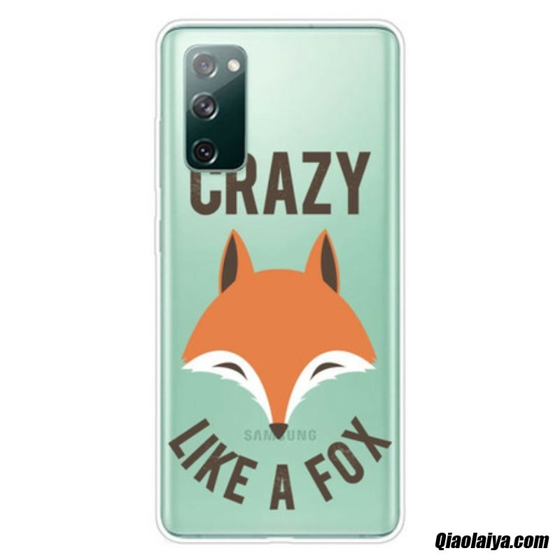 Coque Samsung Galaxy S20 Fe Renard / Crazy Like A Fox