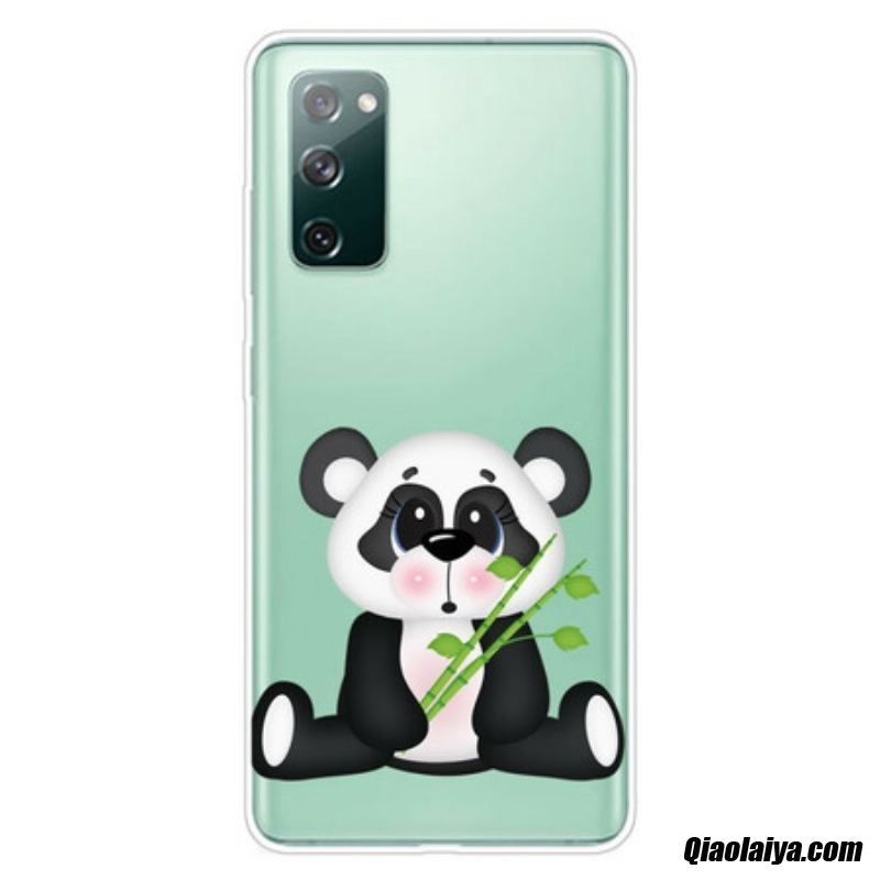Coque Samsung Galaxy S20 Fe Transparente Panda Triste