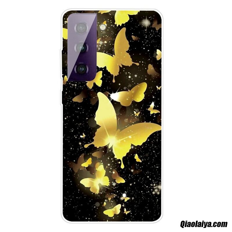 Coque Samsung Galaxy S21 5g Beaux Papillons