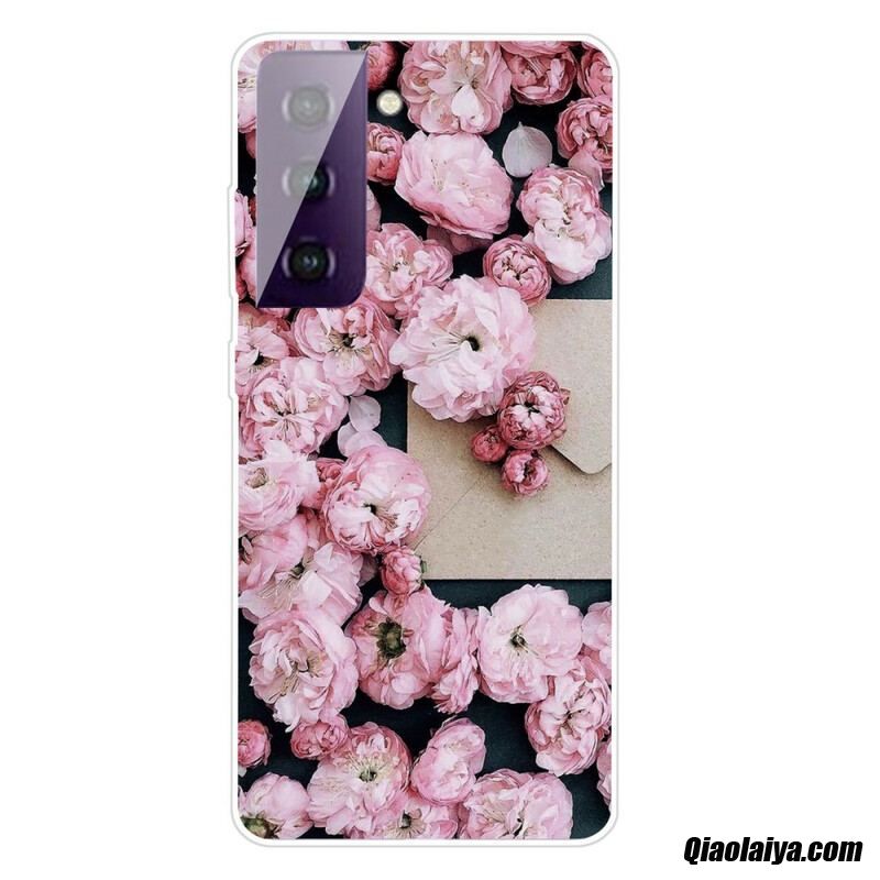 Coque Samsung Galaxy S21 5g Fleurs Intenses
