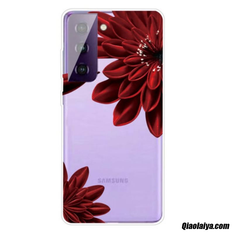 Coque Samsung Galaxy S21 5g Fleurs Sauvages
