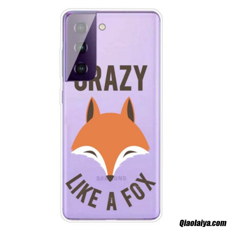 Coque Samsung Galaxy S21 Fe Renard / Crazy Like A Fox