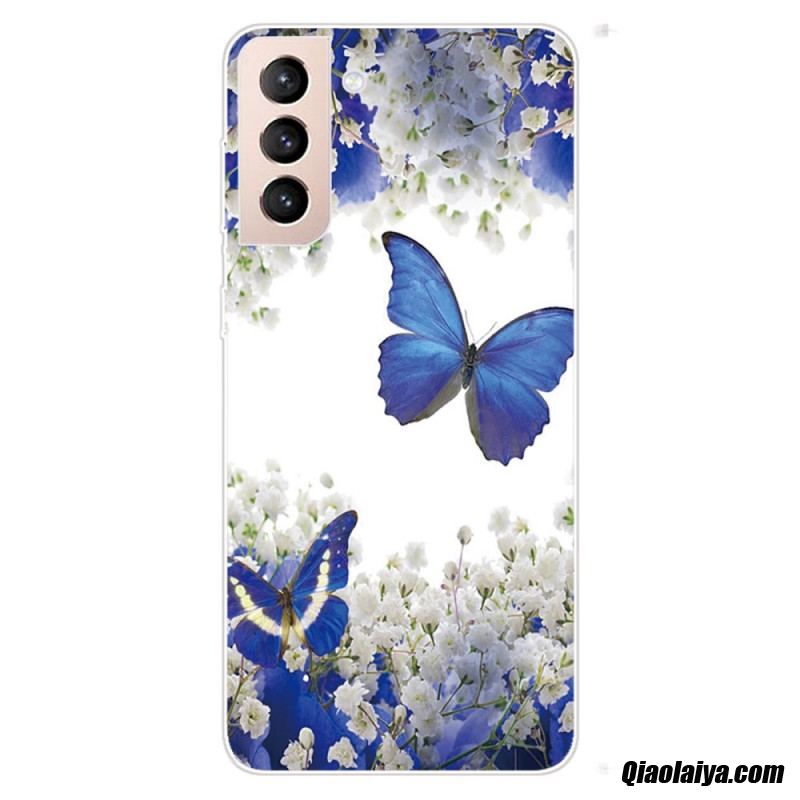 Coque Samsung Galaxy S22 Plus 5g Papillons Design