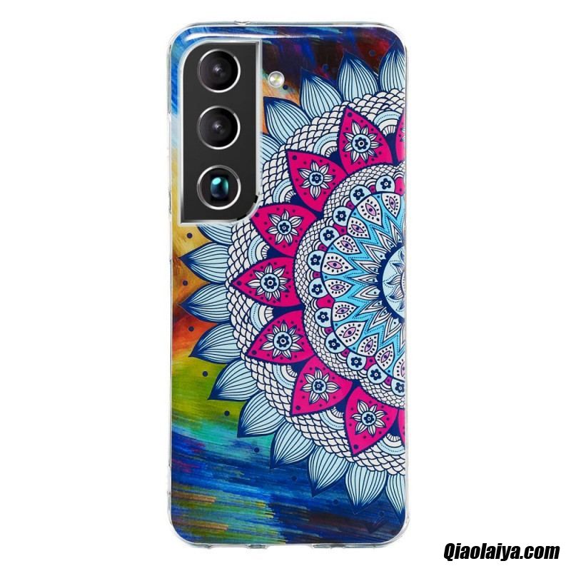 Coque Samsung Galaxy S22 Plus 5g Série Floralies Fluorescente