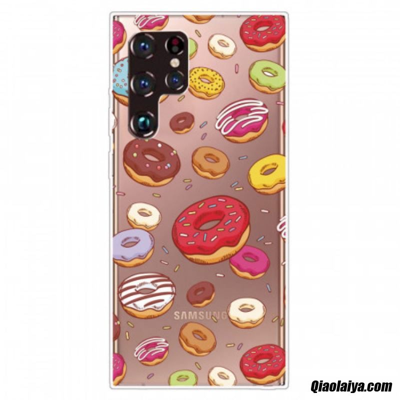 Coque Samsung Galaxy S22 Ultra 5g Love Donuts