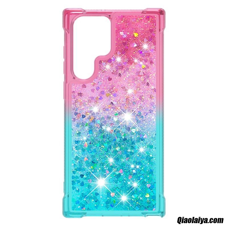 Coque Samsung Galaxy S22 Ultra 5g Paillettes Colors