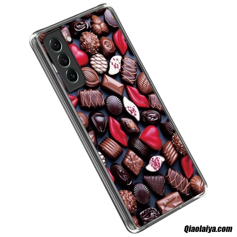 Coque Samsung Galaxy S23 5g Flexible Chocolat