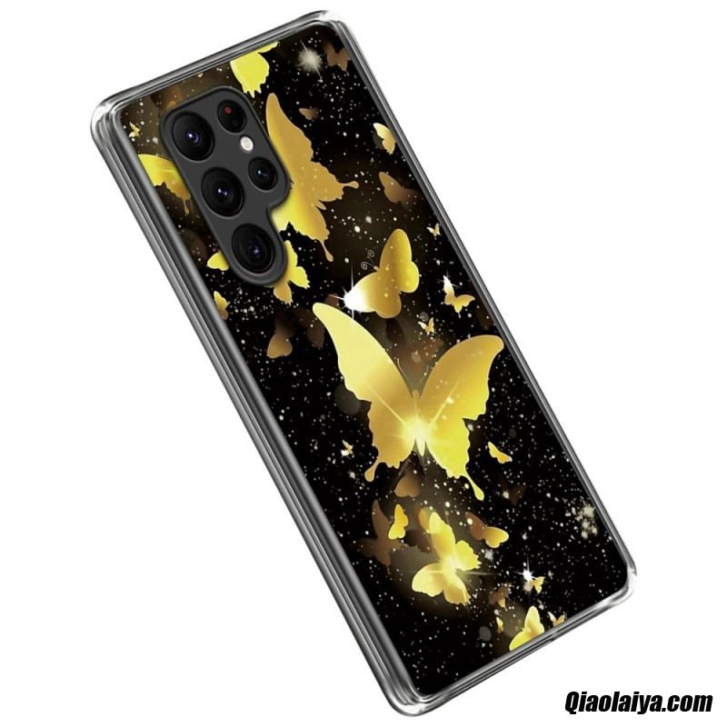 Coque Samsung Galaxy S23 Ultra 5g Vol Des Papillons