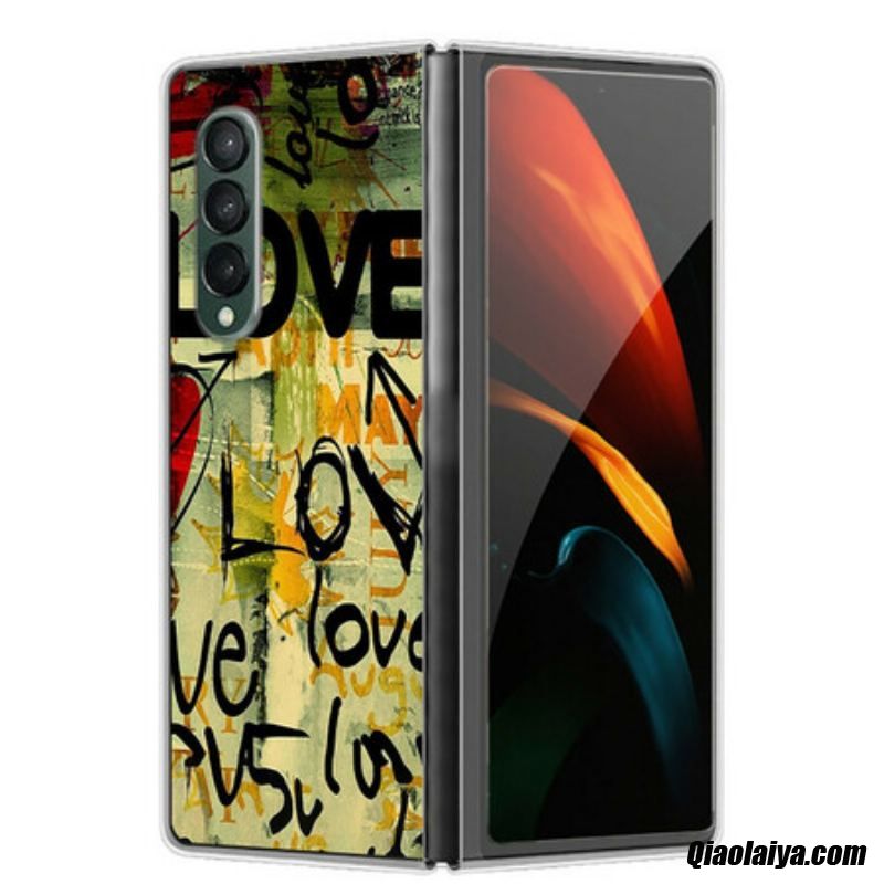Coque Samsung Galaxy Z Fold 3 5g Love And Love