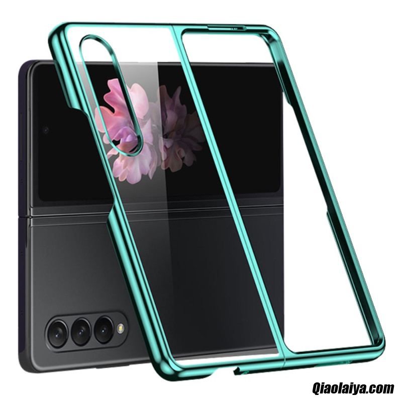 Coque Samsung Galaxy Z Fold 4 Transparente Métallisée