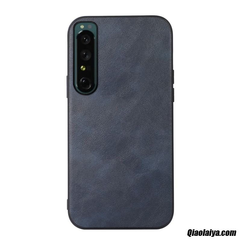 Coque Sony Xperia 1 Iv Style Cuir