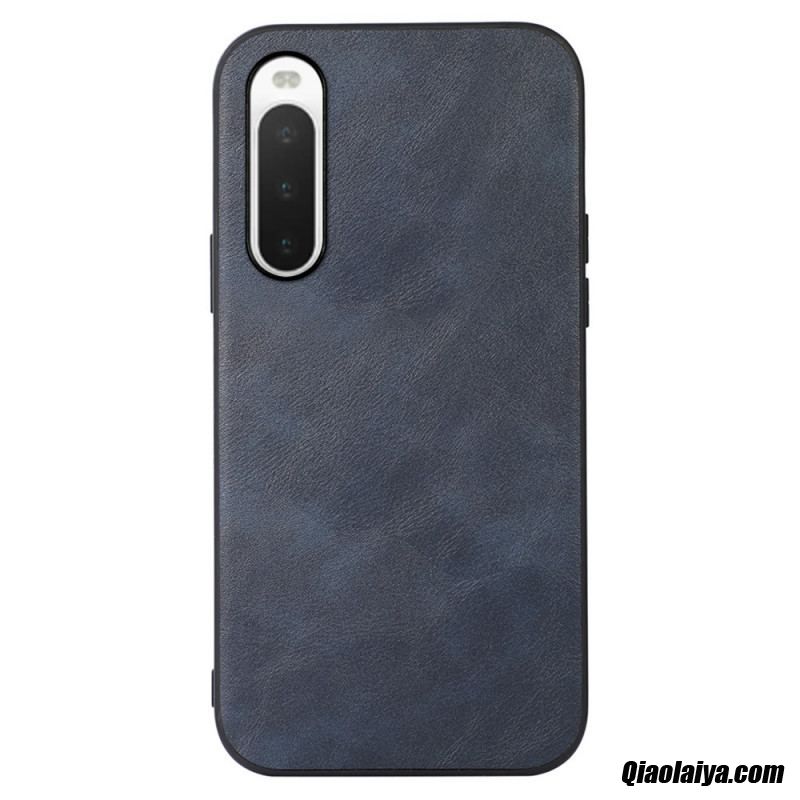 Coque Sony Xperia 10 Iv Style Cuir Classy