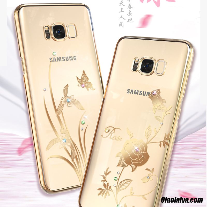Etui Site De Coque Jaune, Coque Pour Samsung Galaxy S8, Coque Samsung Galaxy S8 Or Faciliter Étui De Téléphone