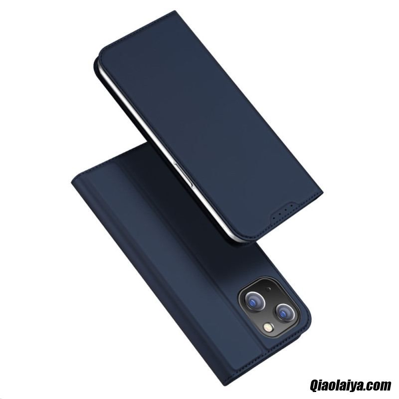 Flip Cover Iphone 15 Skin-pro Series Dux Ducis