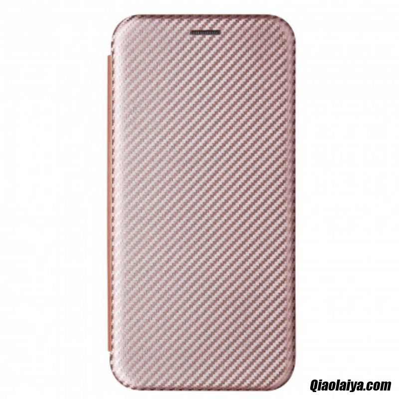 Flip Cover Samsung Galaxy S21 Plus 5g Fibre Carbone