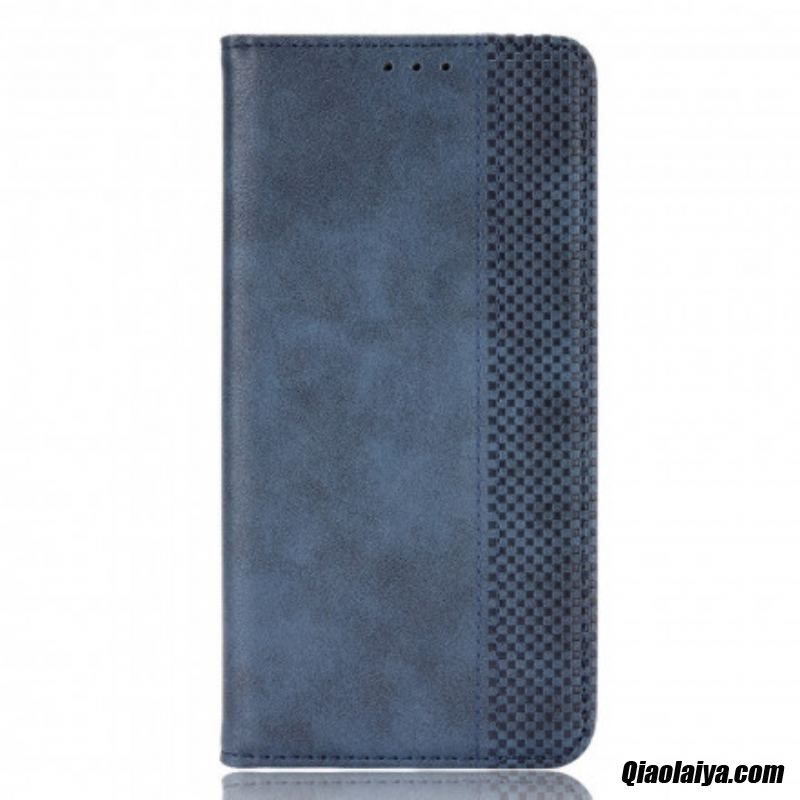 Flip Cover Samsung Galaxy Z Fold 3 5g Effet Cuir Stylisé