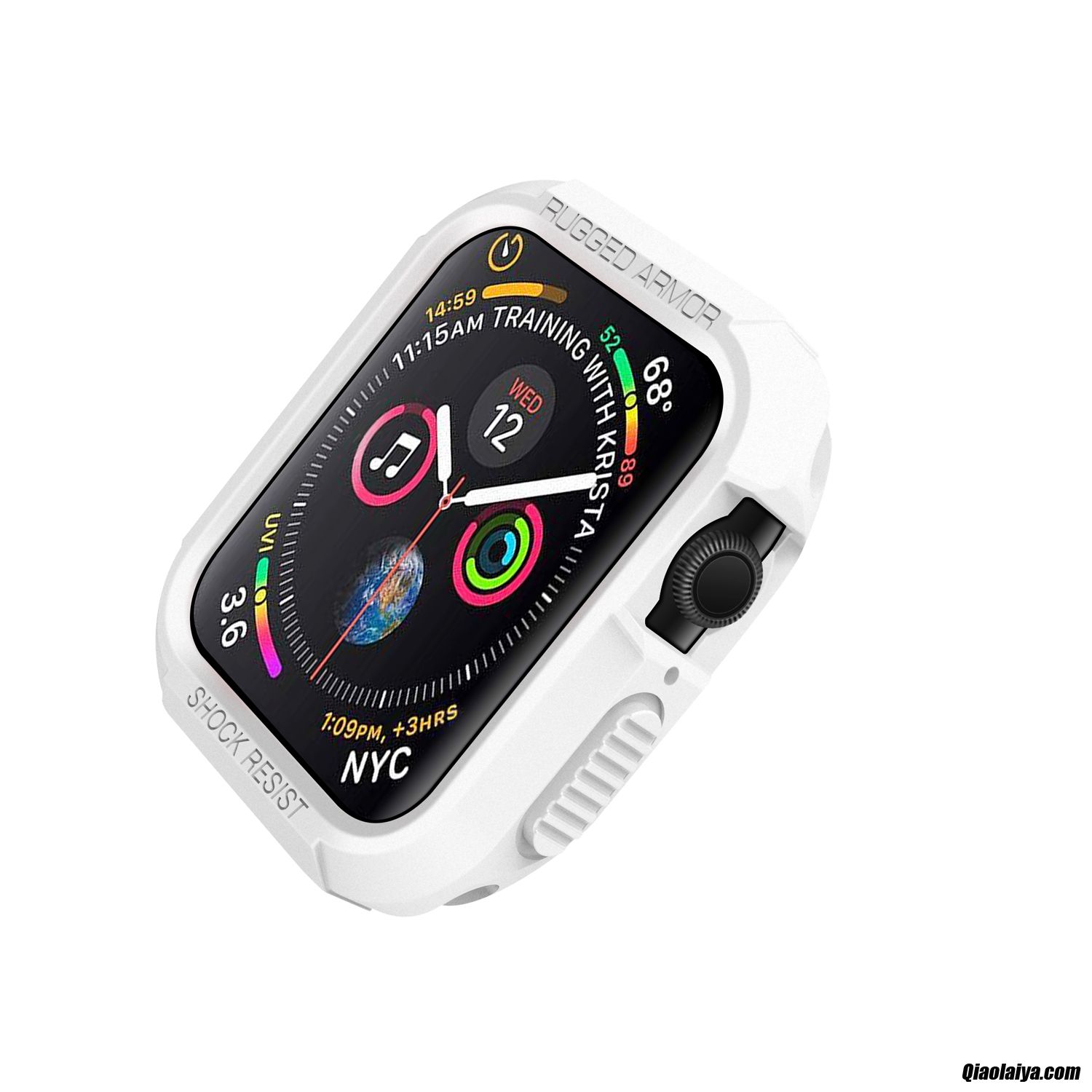 Housse Coque Smartphone Personnalisée Vert D'eau, Coque Pour Apple Watch Series 4 Soldes, Coque Apple Watch Series 4 Transparent Étui En Cuir Souple