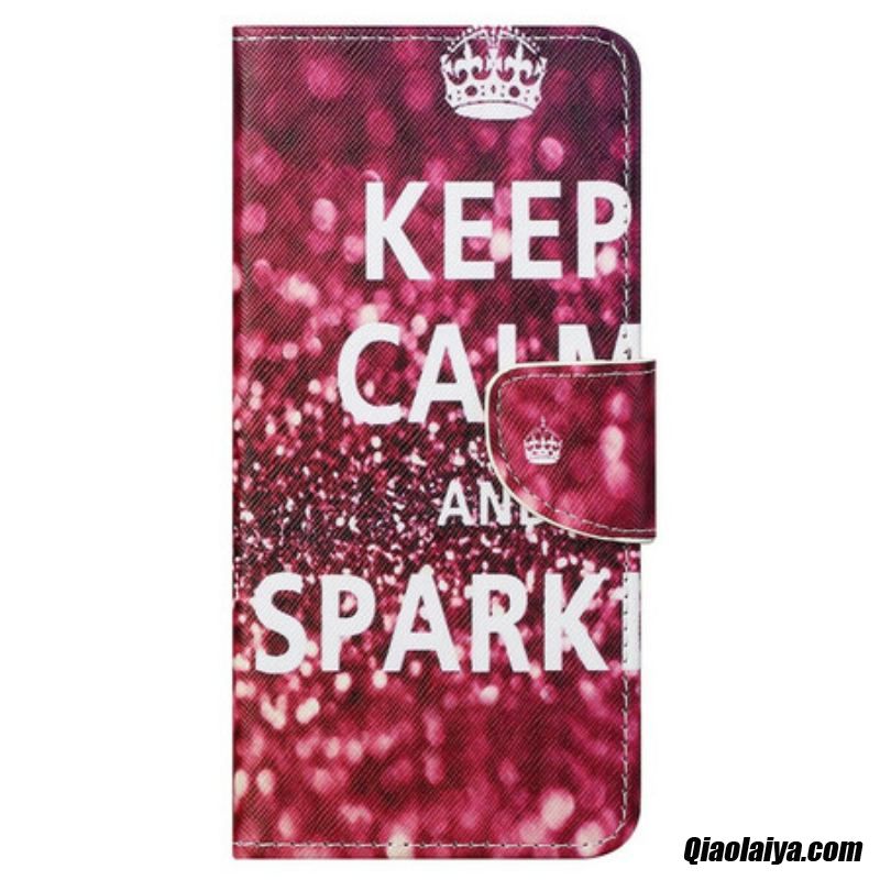 Housse Iphone 13 Pro Max Keep Calm And Sparkle