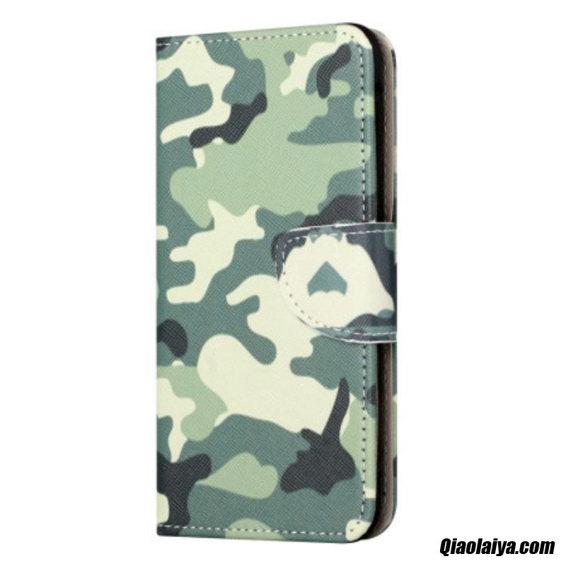 Housse Iphone 15 Camouflage Militaire