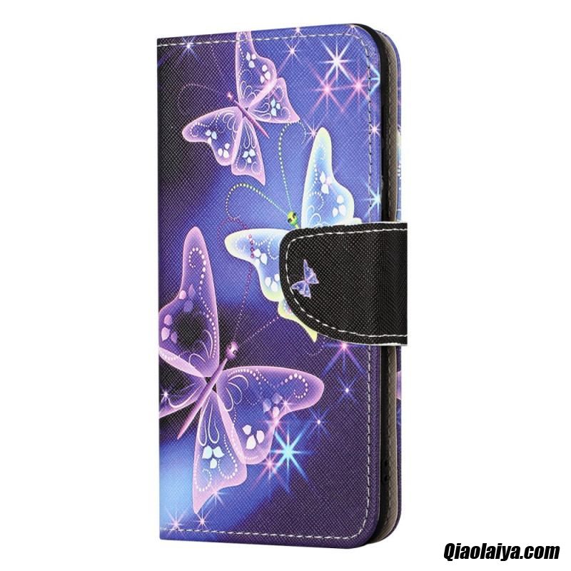 Housse Iphone 15 Papillons