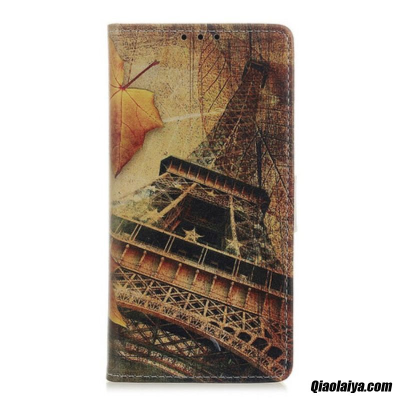 Housse Samsung Galaxy A02s Tour Eiffel En Automne