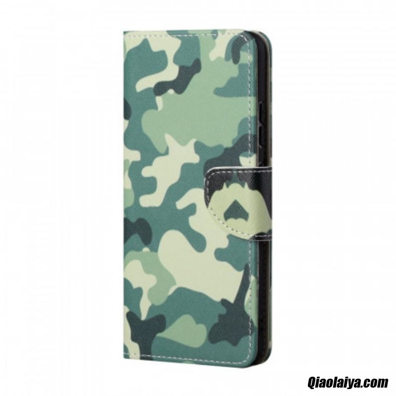 Housse Samsung Galaxy A13 5g / A04s Camouflage Militaire