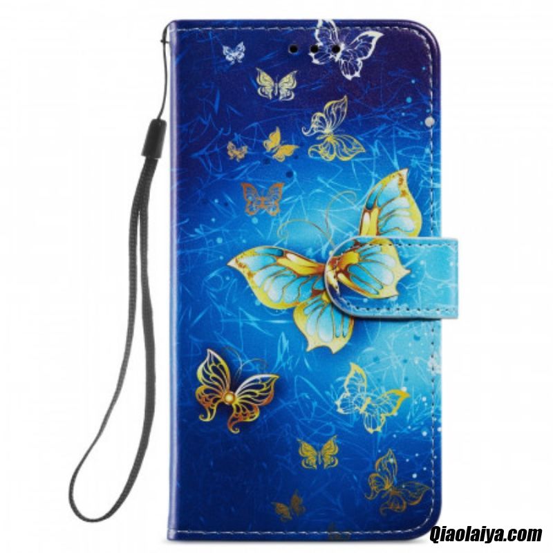 Housse Samsung Galaxy A13 5g Vol De Papillons