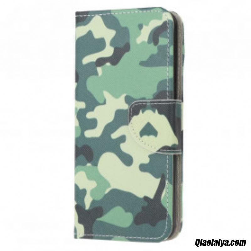 Housse Samsung Galaxy A22 4g Camouflage Militaire