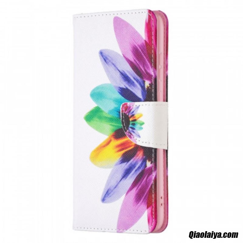 Housse Samsung Galaxy A33 5g Fleur Aquarelle