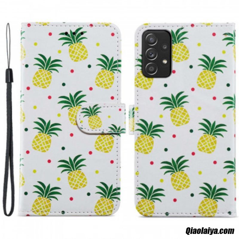Housse Samsung Galaxy A33 5g Multiples Ananas