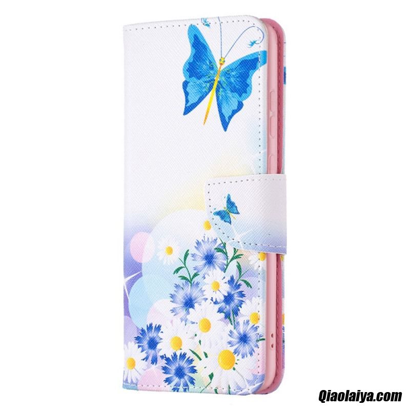 Housse Samsung Galaxy A33 5g Superbes Papillons