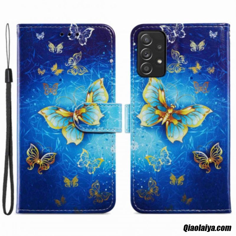 Housse Samsung Galaxy A33 5g Vol De Papillons
