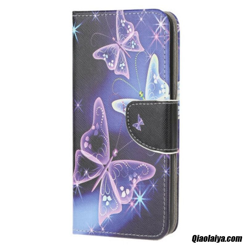 Housse Samsung Galaxy A51 5g Papillons Néons