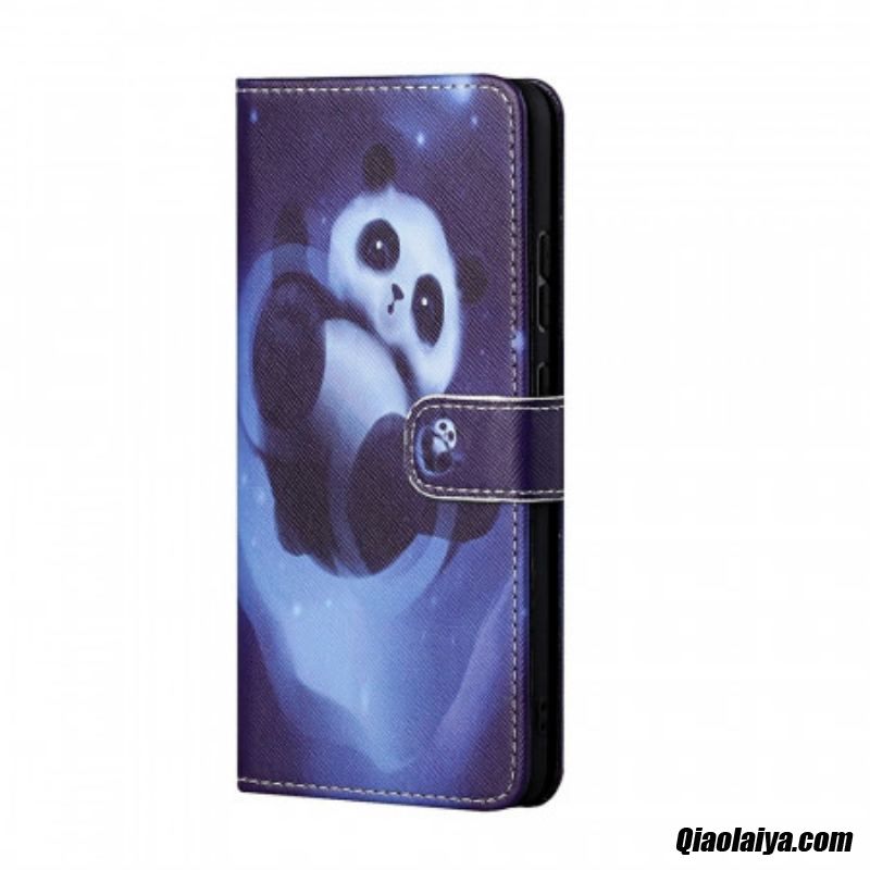 Housse Samsung Galaxy M23 5g Panda À Lanière