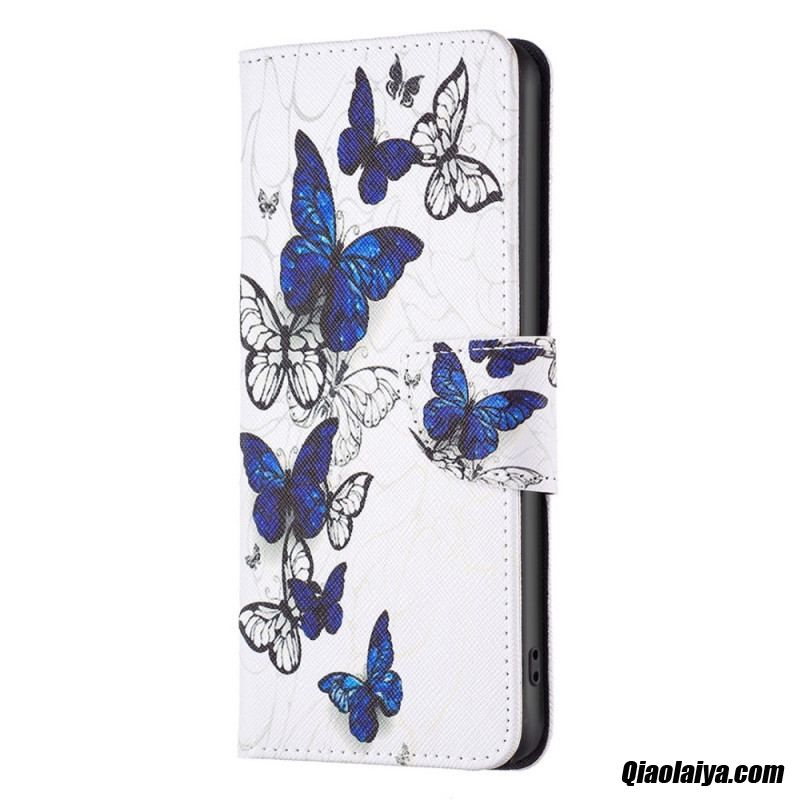 Housse Samsung Galaxy M23 5g Superbes Papillons