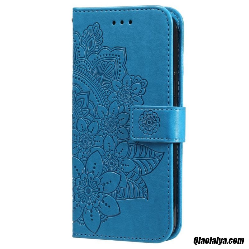Housse Samsung Galaxy M52 5g Mandala Fleurs