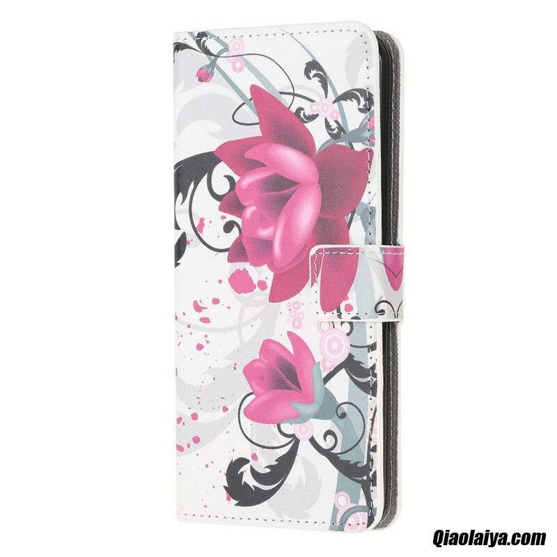 Housse Samsung Galaxy Note 20 Tropical Flowers