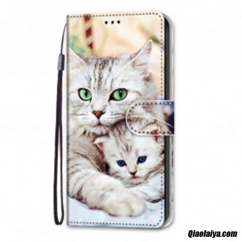 Housse Samsung Galaxy S21 Ultra 5g Famille De Chats