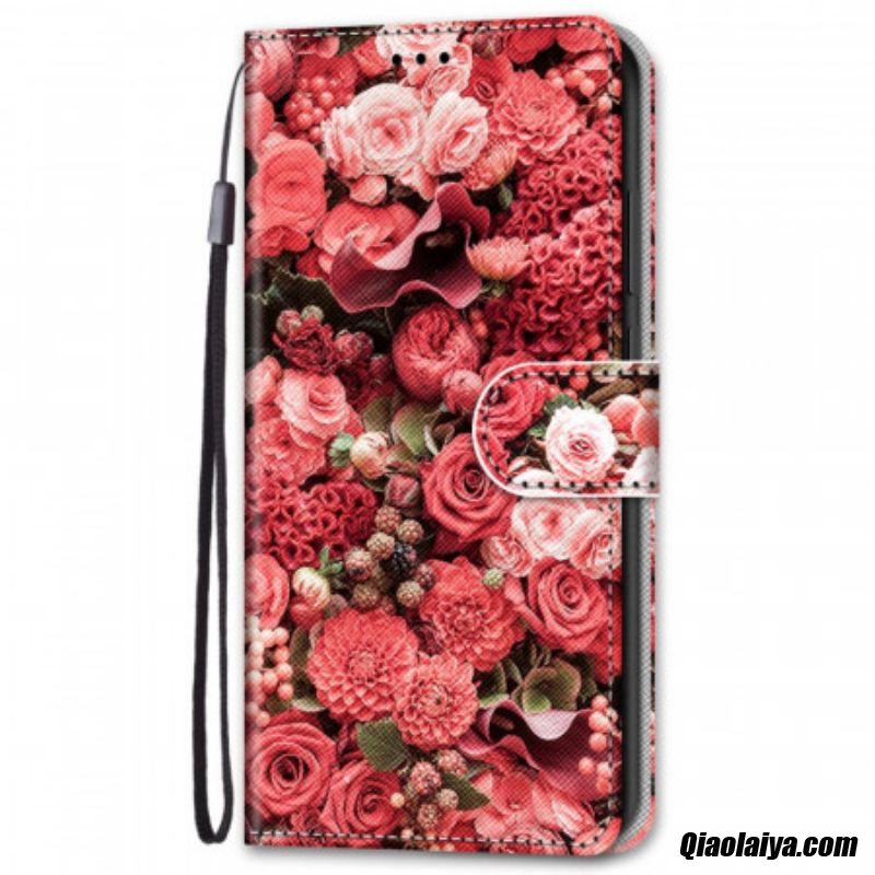 Housse Samsung Galaxy S22 Plus 5g Romance Florale