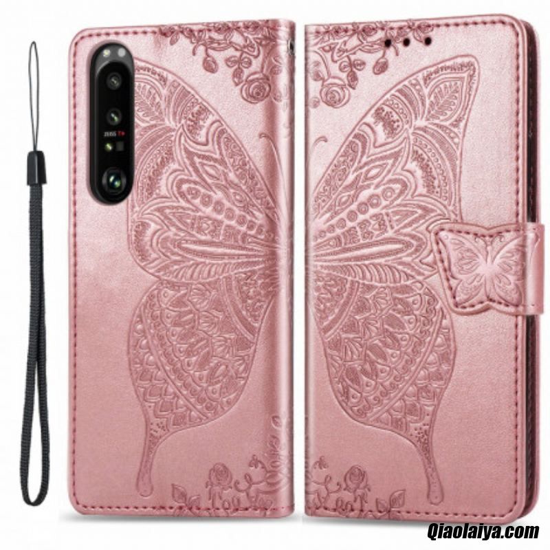 Housse Sony Xperia 1 Iii Demi Papillons