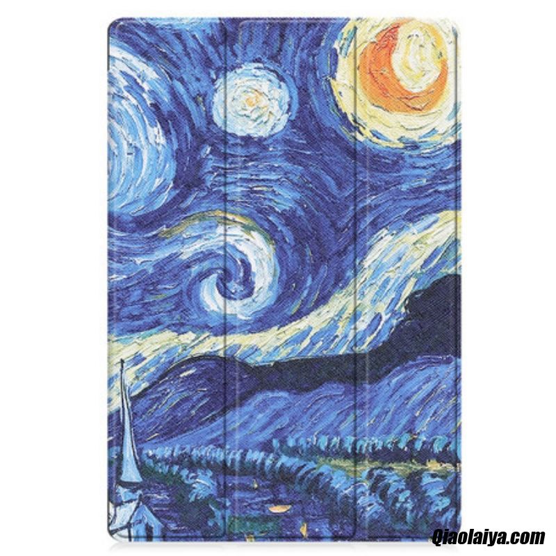 Smart Case Samsung Galaxy Tab S8 Plus / S7 Plus Renforcée Van Gogh